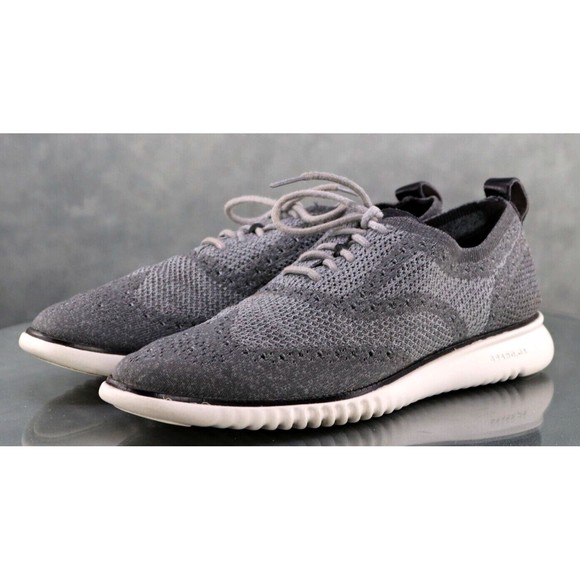 Cole Haan 2.0 Grand Men's Wingtip Casual Shoes Size 8.5 Gray C27565